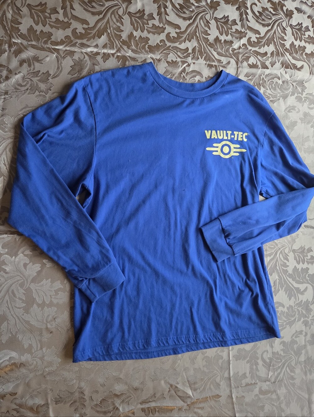 Vault-Tec Vault Dweller  Blue Long Sleeve Shirt By Loot Crate